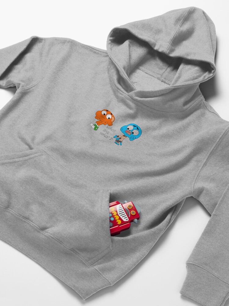 Alternate view of The amazing world of Gumball, Gumball and Darwin, What the what Kids Pullover Hoodie