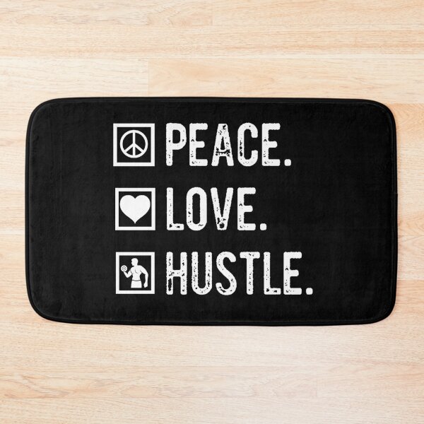 Item preview, Copy of Peace Love & Hustle, Icons, Heart, Hustle Mentality, Hustle Life designed and sold by HustleLife.