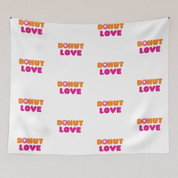 Item preview, DONUT LOVE (Dunkin Design) designed and sold by LiveAndGlow.