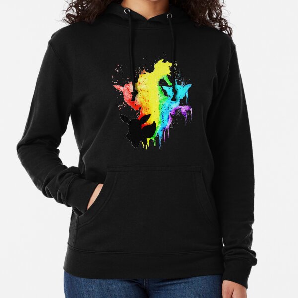 Rainbow Eeveelution Lightweight Hoodie