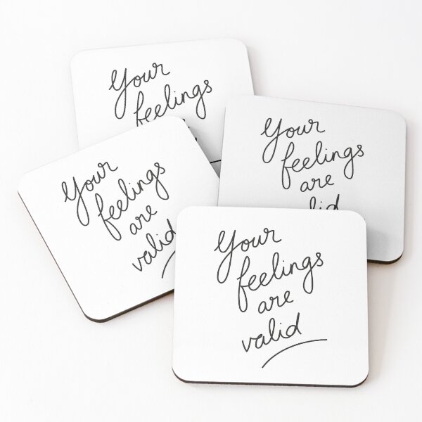 Item preview, Your Feelings Are Valid | Self love, mental health, pick me up, kindness, acceptance, good friend designed and sold by ibeargifts.