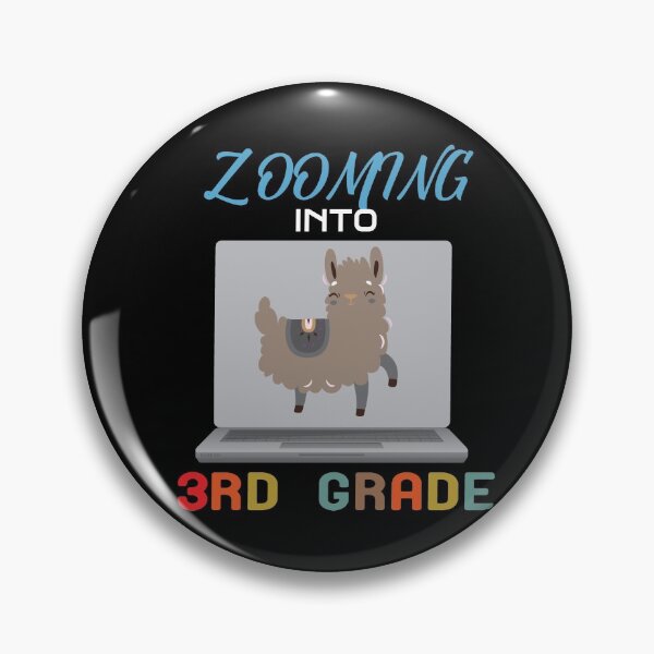 Item preview, Zooming Into 3rd Grade Back to School Gift Quarantine Llama T-Shirt designed and sold by alikassi.