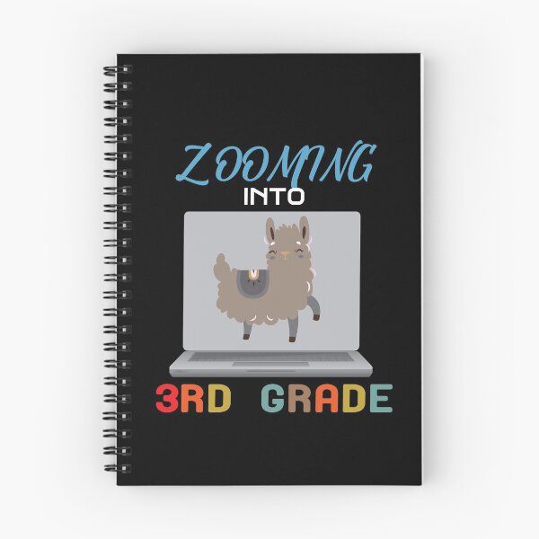 Item preview, Zooming Into 3rd Grade Back to School Gift Quarantine Llama T-Shirt designed and sold by alikassi.