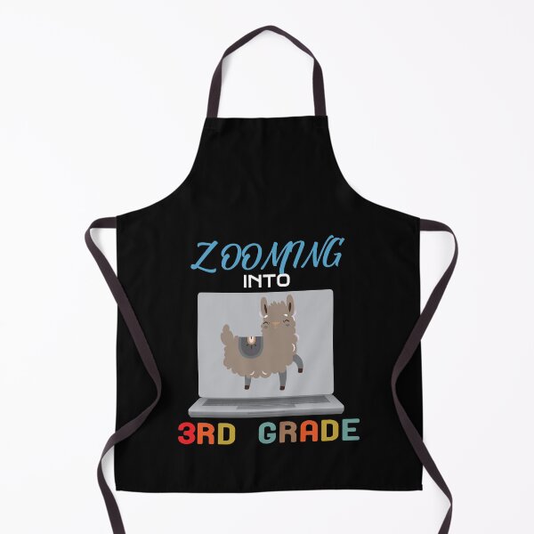 Item preview, Zooming Into 3rd Grade Back to School Gift Quarantine Llama T-Shirt designed and sold by alikassi.