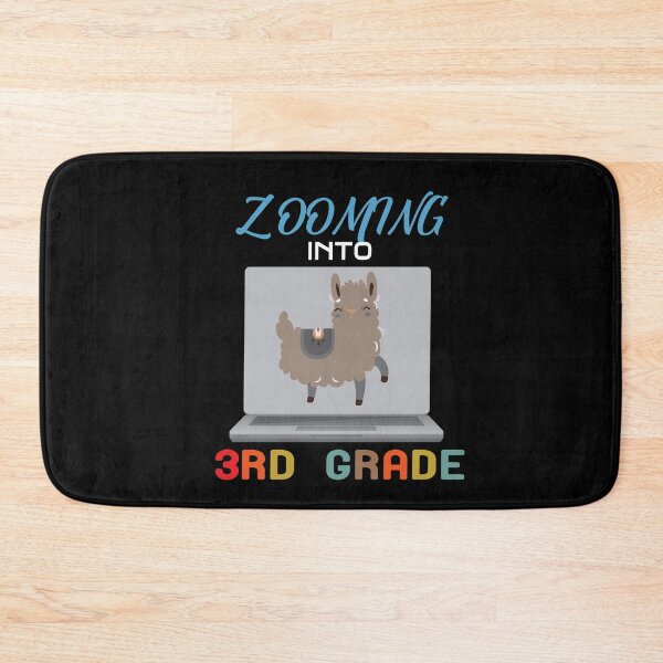 Item preview, Zooming Into 3rd Grade Back to School Gift Quarantine Llama T-Shirt designed and sold by alikassi.