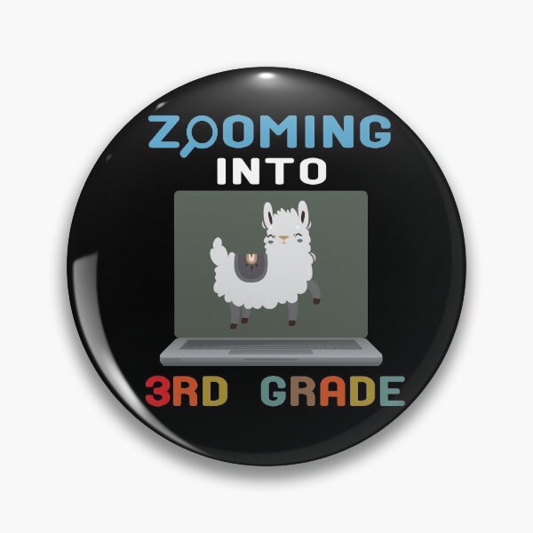Item preview, Zooming Into 3rd Grade Back to School Gift Quarantine Llama T-Shirt designed and sold by alikassi.