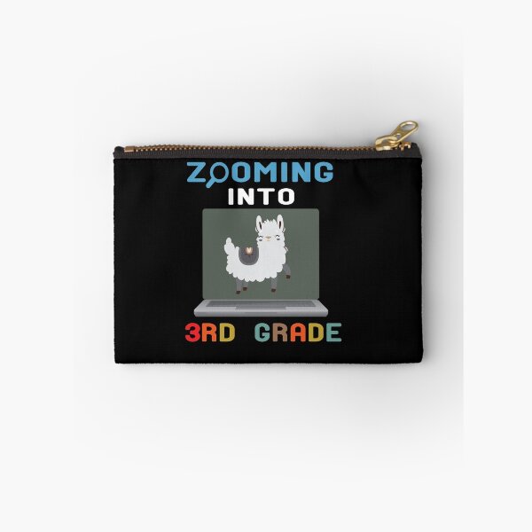 Item preview, Zooming Into 3rd Grade Back to School Gift Quarantine Llama T-Shirt designed and sold by alikassi.