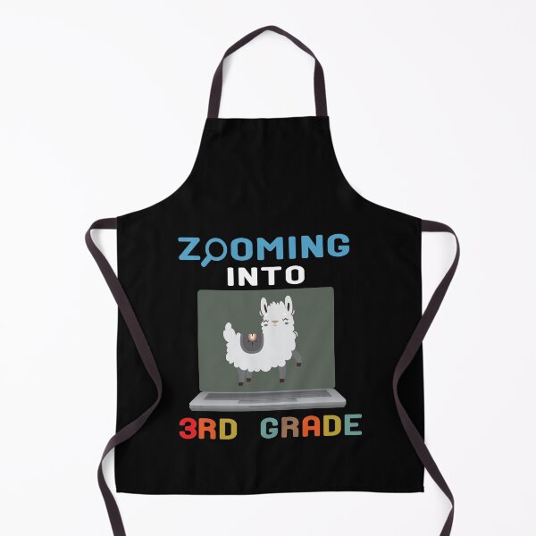 Item preview, Zooming Into 3rd Grade Back to School Gift Quarantine Llama T-Shirt designed and sold by alikassi.