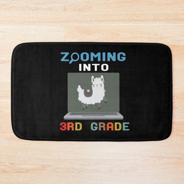 Item preview, Zooming Into 3rd Grade Back to School Gift Quarantine Llama T-Shirt designed and sold by alikassi.