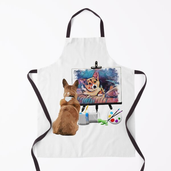 Artikelvorschau, Ein Corgi, der einen Corgi malt entworfen und verkauft von RockCreek.