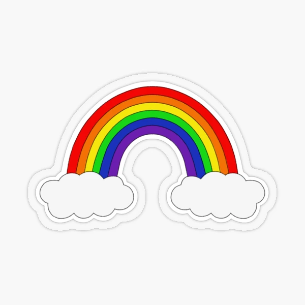 Small Rainbow Stickers