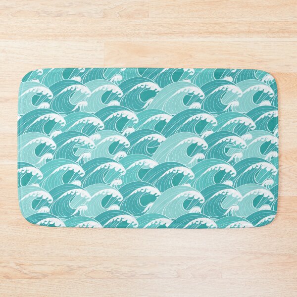 Item preview, Japanese Kimono waves pattern designed and sold by WelcomeToJapan.