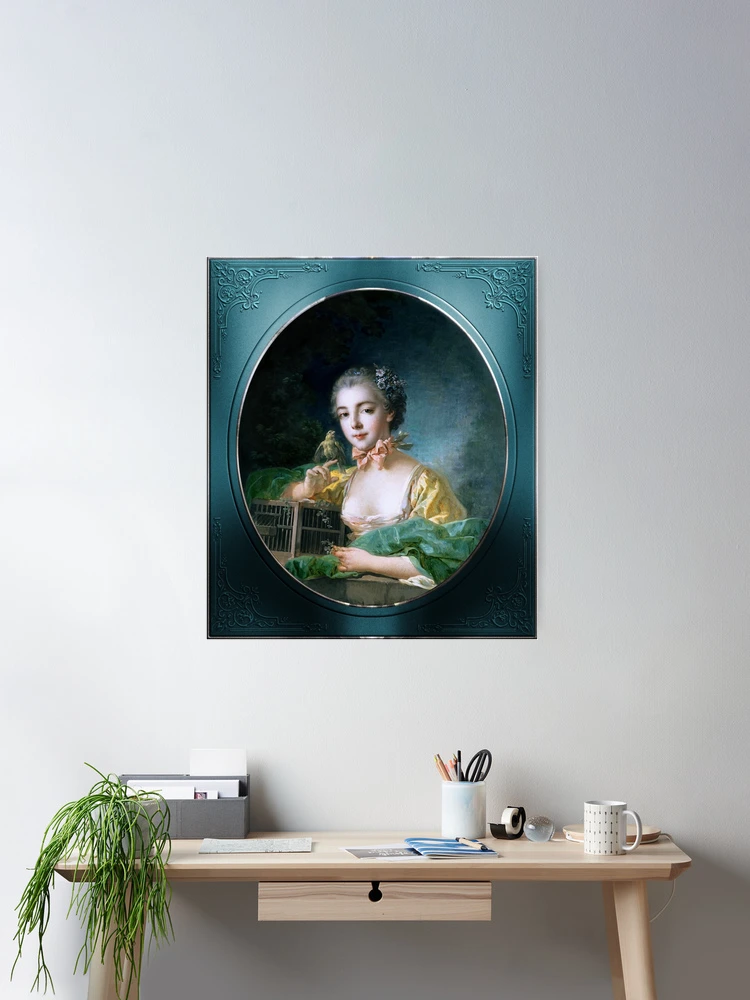 Portrait Of Madame Badouin, The Artist's Daughter by François Boucher Wall Decor Poster Art Print