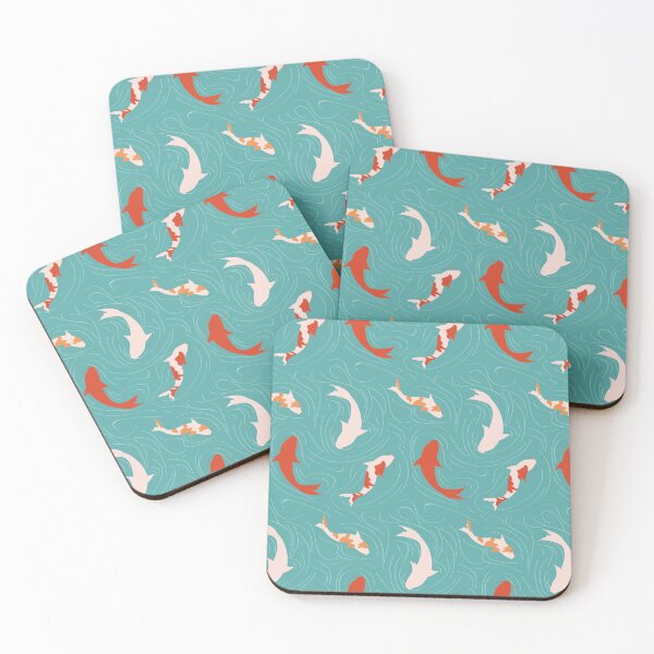 Item preview, Japanese Kimono Koi pattern designed and sold by WelcomeToJapan.