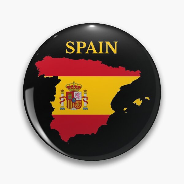 Item preview, Spain Map Flag designed and sold by marosharaf.