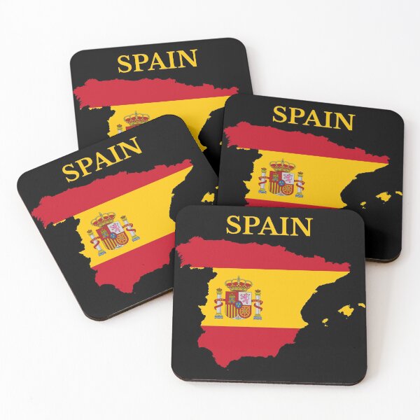 Item preview, Spain Map Flag designed and sold by marosharaf.