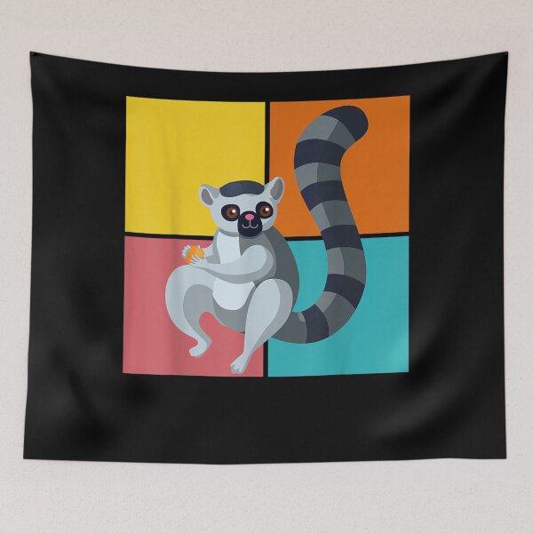 Item preview, Cute Lemur Madagascar Animal Wildlife Lemur designed and sold by FelixSchulze.