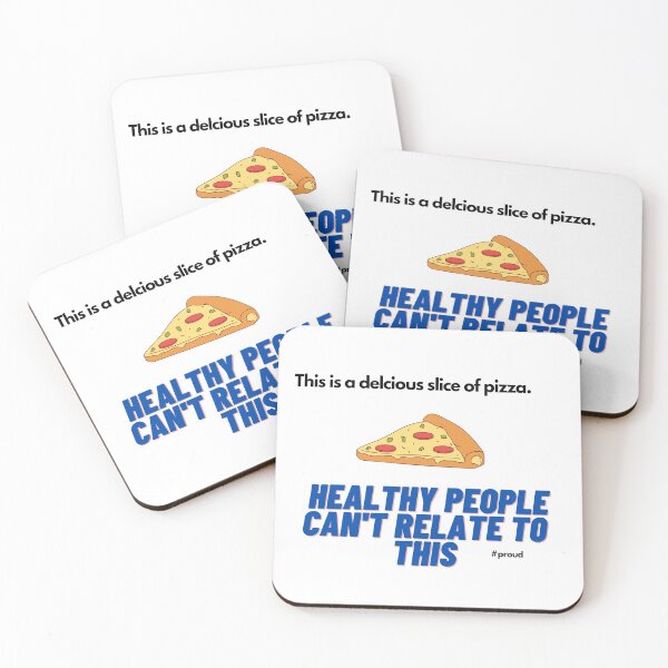 Item preview, say no to a Delecious slize of pizza, healthy lifestyle pack designed and sold by The Athletic  Mindset.