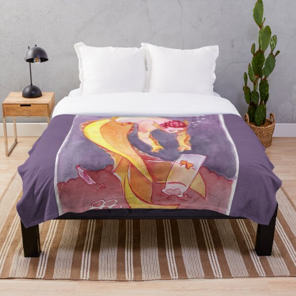 Item preview, MerMay Goldfish Merman Rescuer Watercolor designed and sold by SimplyKitt.
