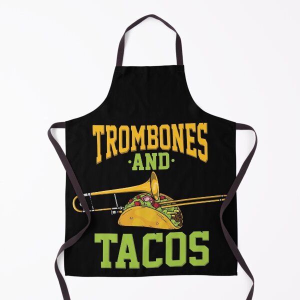 Item preview, Trombones and Tacos | Trombone Player Trombonist designed and sold by Dancing Dolphin Crafts.