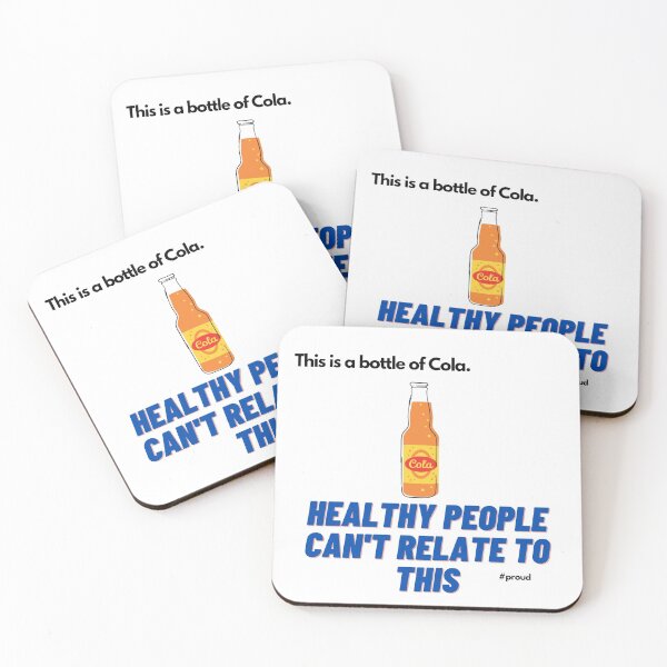 Item preview,  say no to fizzy cold drinks and cola, healthy lifestyle pack designed and sold by The Athletic  Mindset.