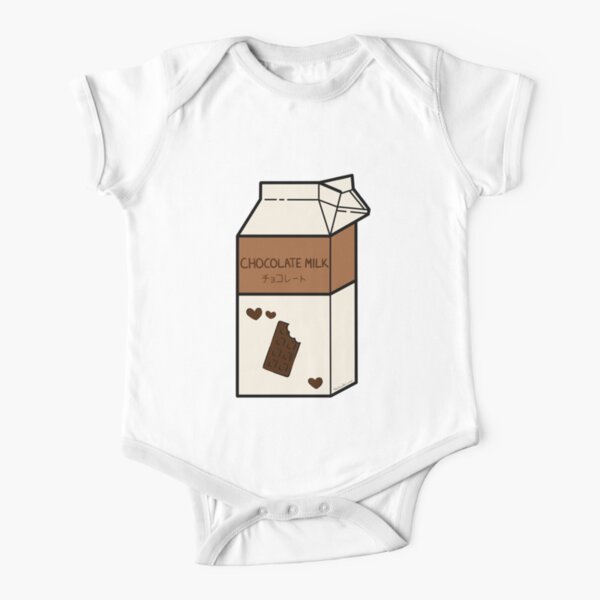 Chocolate Milk Carton Kawaii Baby One Piece By Nasheedscorner Redbubble