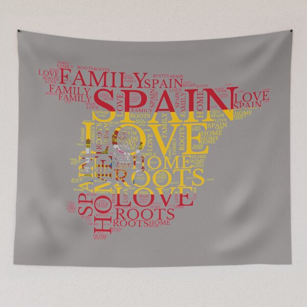 Item preview, Spain Love, Home, Roots Map designed and sold by marosharaf.
