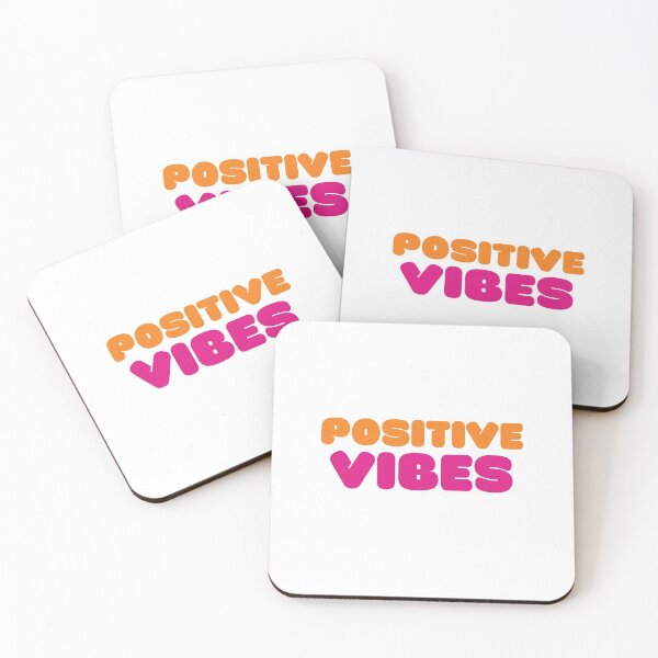 Item preview, POSITIVE VIBES (Dunkin Design) designed and sold by LiveAndGlow.