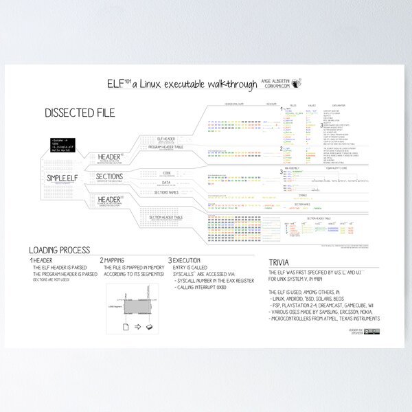 ELF101 a Linux executable walkthrough Poster