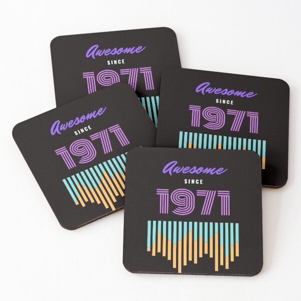 Item preview, Awesome Since 1971 T shirt designed and sold by Rockopolys.