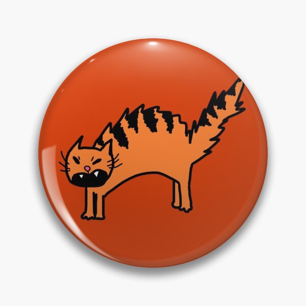 Aperçu de l'œuvre Chat orange en colère transparent créée et vendue par TeodoraM.