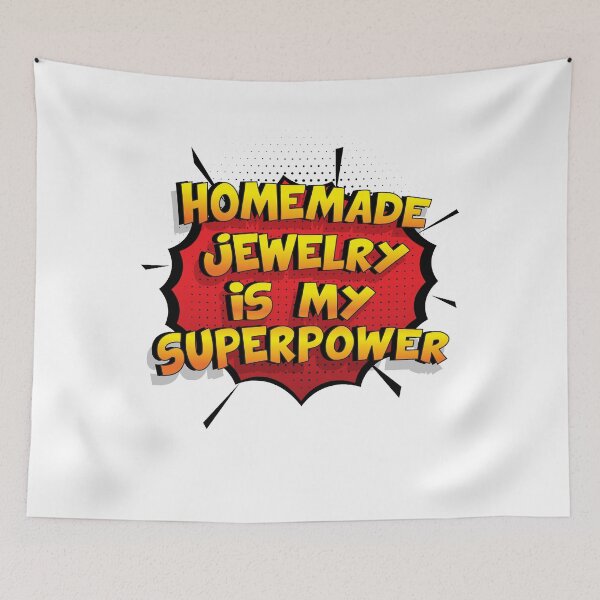 Item preview, Homemade Jewelry es mi superpoder dise�o divertido Homemade Jewelry regalo designed and sold by Custom365.