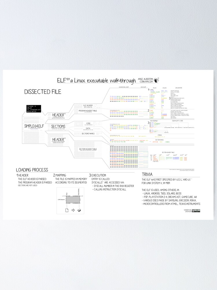 Alternate view of ELF101 (64 bits) Poster