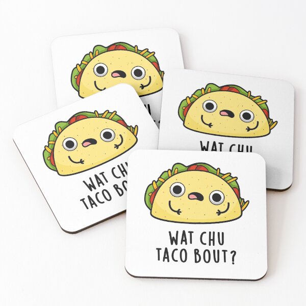 Item preview, Wat Chu Taco Bout Funny Taco Puns  designed and sold by punnybone.