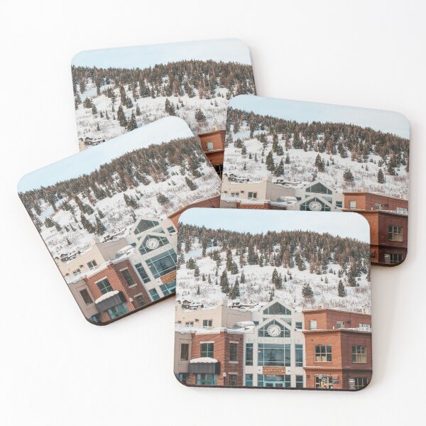 Item preview, Park City Utah Old Town Winter Mountains designed and sold by TamDigitalPrint.
