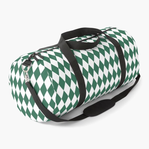 Item preview, Chive Green and White Diamond Pattern designed and sold by BleuSky.