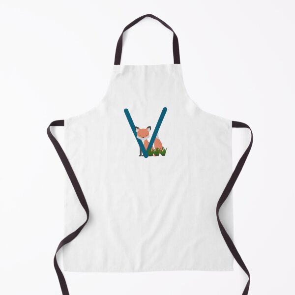 Item preview, Personalized Woodland FOX Initial V designed and sold by TheFamilyVan.