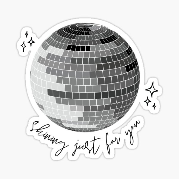 Disco Ball Sticker for Sale by CreatedbyKatlyn  Disco ball, Scrapbook  stickers printable, Vinyl sticker design