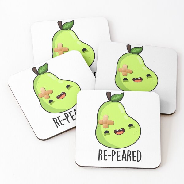 Item preview, Re-peared Funny Fruit Pear Puns  designed and sold by punnybone.