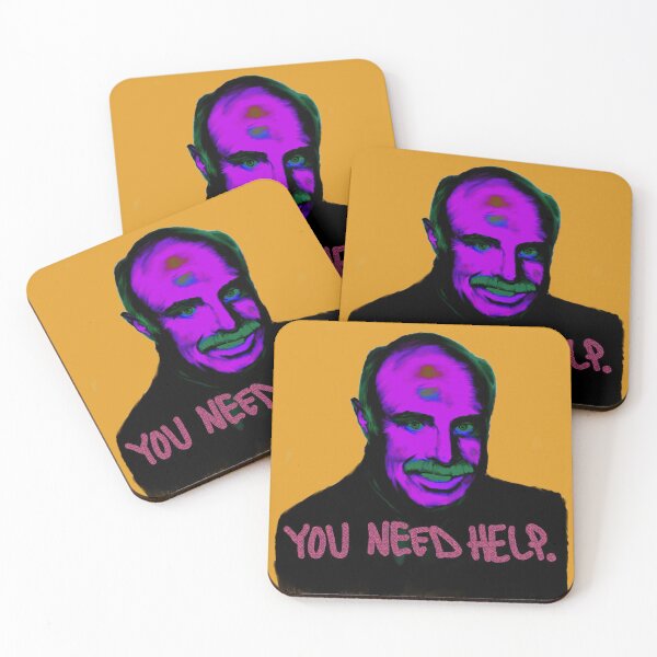 Item preview, Purple pop art Dr. Phil  designed and sold by SaltCitySage.