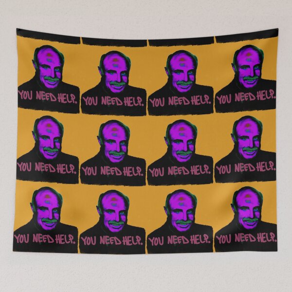 Item preview, Purple pop art Dr. Phil  designed and sold by SaltCitySage.