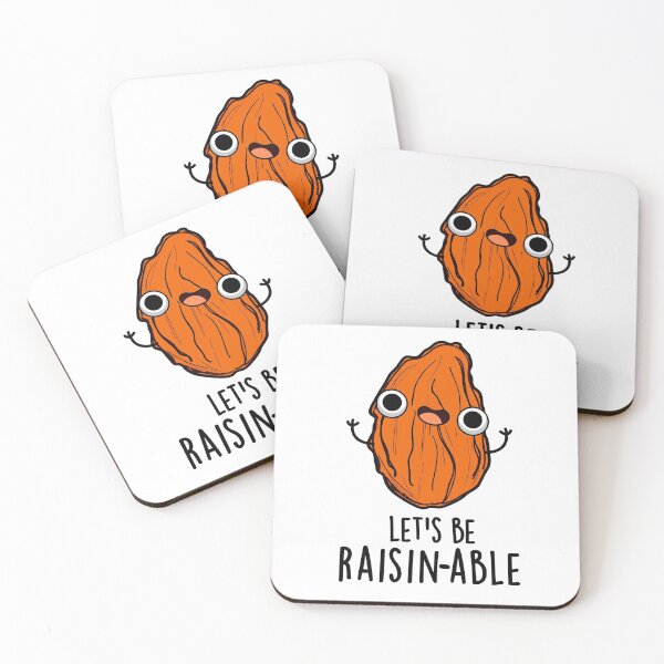 Item preview, Let's Be Raisin-able Funny Raisin Puns  designed and sold by punnybone.