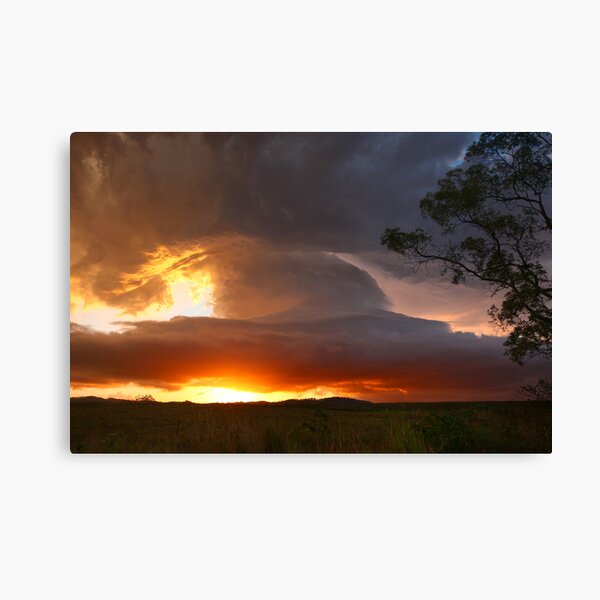 Coomera Faible Précipitation Supercell Impression sur toile