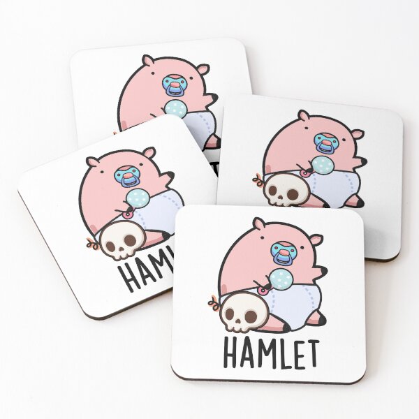 Item preview, Hamlet Shakepeare Funny Baby Pig Puns  designed and sold by punnybone.