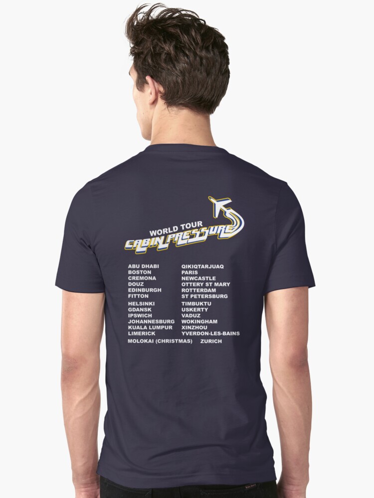 Cabin Pressure World Tour T Shirt By Kitsunedesigns Redbubble