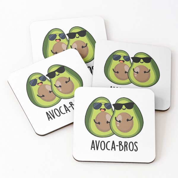 Item preview, Avoca-bros Funny Avocado Puns  designed and sold by punnybone.
