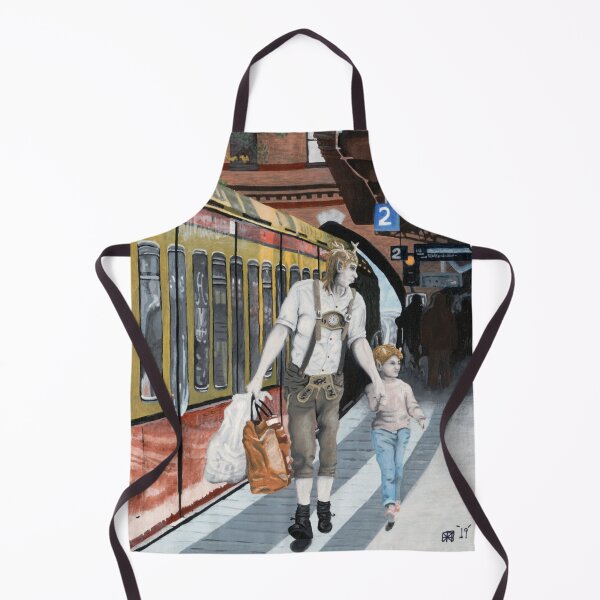 Item preview, German Elf Family Clothes Shopping Realistic Art designed and sold by HelmsArt.