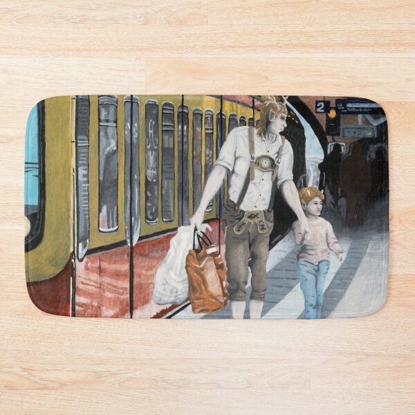Item preview, German Elf Family Clothes Shopping Realistic Art designed and sold by HelmsArt.
