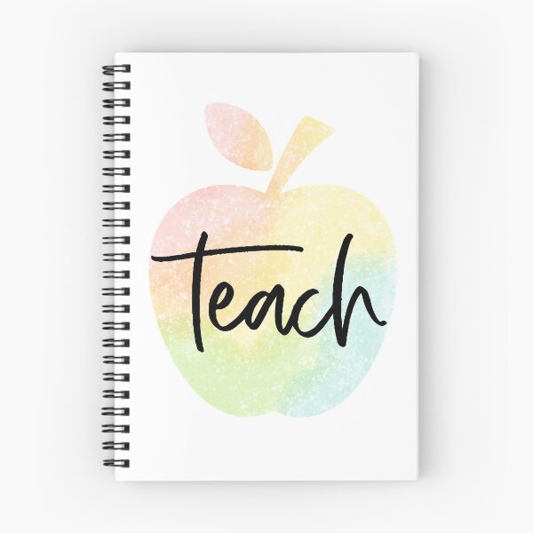 Item preview, Teach Rainbow Watercolor Apple designed and sold by JessFeth.