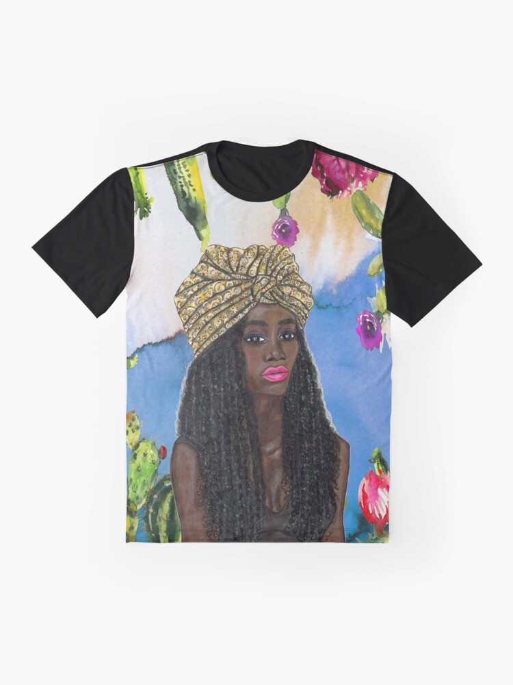 Thumbnail 4 of 5, Graphic T-Shirt, Boho Goddess designed and sold by sincerelyteia.